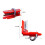 4pcs /Pack Melon and Fruit Picking Small Guillotine Grape Pinching Thumb Knife Vegetable Picker(Red) 2