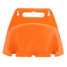 Wandmontierter Kunststoff-Wasserrohrhalter, Gartenbewässerungszubehör (Orange)