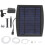 Plug-in Solar Aeration Pump Power Storage Aquarium Oxygen Pump 4