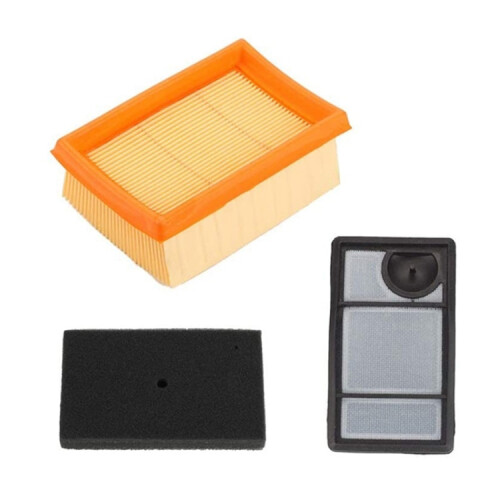 3 τεμάχια / Σετ Μηχανής Κοπής Φίλτρο Αέρα Cotton Element 42231410300 Συμβατό με Stihl TS400