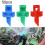 50pcs YK8510 Refraction Atomization Simple Micro-Sprinkler PE Pipe Irrigation Nozzle(Color Random Delivery) 1