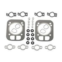 2 Sets Lawn and Garden Equipment Cylinder Head Gasket Kit Compatible with Kohler CH25/ CH730/ CH740 24-841-04S(Silver)