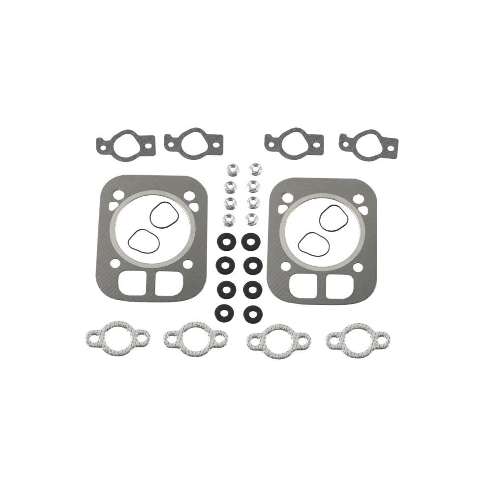 2 Sets Lawn And Garden Equipment Cylinder Head Gasket Kit Compatible With Kohler Ch25/ Ch730/ Ch740 24-841-04S(Silver) Silver 6083684336256