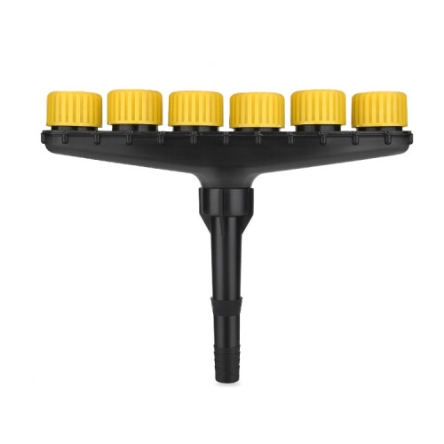 Buse d'arrosage DKSSQ pour jardin, spécifications : 6 têtes avec interface 1 pouce/1,2 pouce