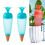 2 PCS Carrot-shaped Automatic Flower Watering Device Seepager(Blue) 1