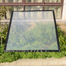 Balkonramen, transparant, regenbestendig doek, plantenisolatie, vogelwerend, dikke windscherm, specificatie: 2x3m folieafscherming