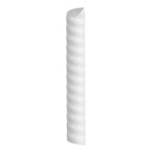 Protection pour tronc de plante de grande taille, housse de protection anti-morsure en plastique pour jardin (blanche)