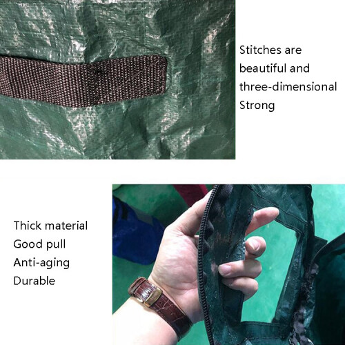 Sealing Probiotics Fermentation Garden Horticulture Tree Leaf Bag Compost Bag, Size: Medium Lid With Window(Dark Black) 2