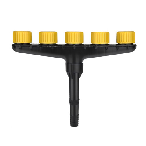 Buse d'arrosage de jardin DKSSQ, spécifications : 5 têtes avec interface 1 pouce/1,2 pouce