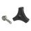 Lawn Mower Handle Bar Wheel Triangle Handle Knob with 5cm Screw 2
