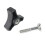 Lawn Mower Handle Bar Wheel Triangle Handle Knob with 5cm Screw 3