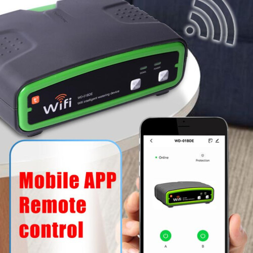 WiFi Smart Dual-Pump Automatic Watering Device App Remote Control Irrigation System(Grey) 1