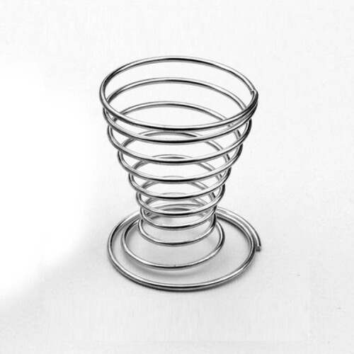 2 PCS Air Aluminum Wire Pineapple Rooting Holder Spring Base, Size:5.25.356cm(Silver) 1