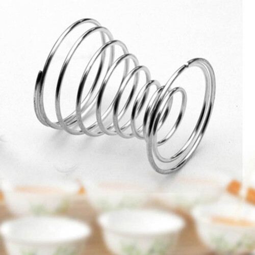 2 PCS Air Aluminum Wire Pineapple Rooting Holder Spring Base, Size:5.25.356cm(Silver) 2