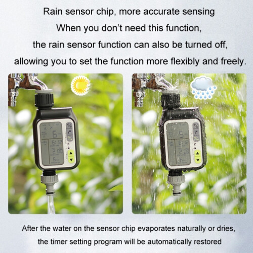 NADSTER Garden Screen Timed Automatic Rain Sensor Flower Waterer, Specification: Single Outlet 2