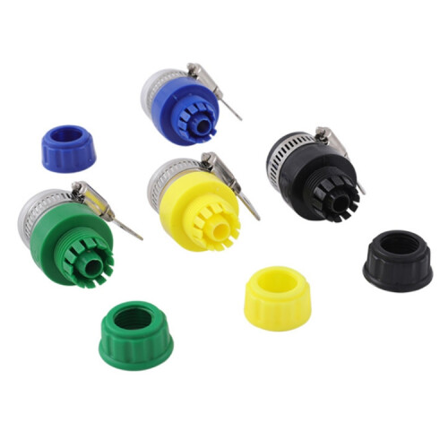 Soft Plastic Anti-Falling Water Pipe Universal Joint, Random Color Delivery(4 Points) 1