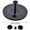 Garden Automatic Solar Floating Fountain Waterfall(Black) 4
