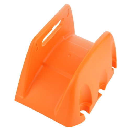 Wall-mounted plastic water pipe holder garden irrigation accessory (black) 2