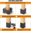 Adjustable Post Protector Metal Post Protection Kit Compatible with Wooden Mailboxes & Fences 3