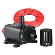 Pompa per fontana a circolazione d'acqua fredda, micro, senza spazzole, a energia solare, 12 V CC, modello: QR50E