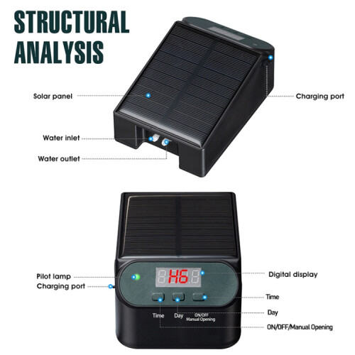 Smart Automatic Solar Timed Wireless Controlled Watering Device(SW15 Set) 2