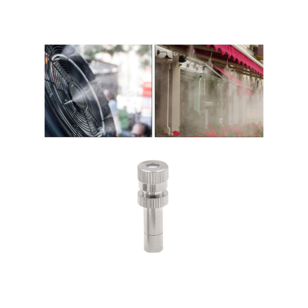 6Mm Humidifying And Dedusting Cooling Atomizing Sprinkler Quick-Plug Fog Misting Nozzle, Model: 0.7Mm 6083684339882