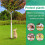 Small Plant Trunk Protector Garden Anti Nibbling Plastic Protective Cover(White) 5