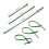 Multi-Purpose Garden Plants Fishbone Cable Ties, Length: 13cm/50pcs 4