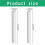 Large plant trunk protector, garden anti-bite plastic protective cover (white) 3