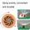 4 Points Adjustable Scattering Sprinkler (Sprinkler + Ground Plug + Quick Connect) 3