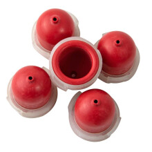 5pcs/Pack Engine Replacement Primer Bulb Ball Carburetor Oil Bubble Compatible with Briggs Stratton 694395 496115(Red)
