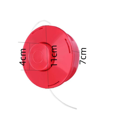 2 PCS Plastic Lawn Mower Accessories Nylon Mowing Head 2