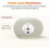 2025 Latest Model  Auto-Dimmable Alarm Clock White Noise Machine with Night 3