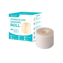 Hydrocolloid Roll for Wound Care Hydrocolloid Patch Bandages with Self-Adhesive, Bed Sore Bandages, Highly Absorbent for Burn