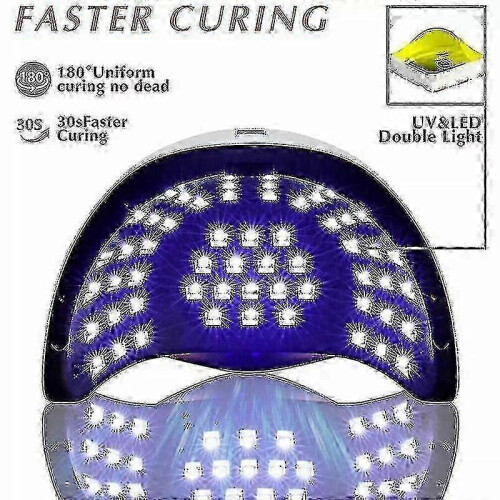 (57LED 180W) 2025 280w UV LED Nail Lamp with Motion Sensing and Memory Function 2