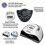 (57LED 180W) 2025 280w UV LED Nail Lamp with Motion Sensing and Memory Function 4