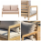 Garden Sofa Set 4 Seater Lounge Sofa Chairs Table 4