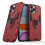 Shockproof Magnetic With Ring Stand Cover Case compatible iPhone12 Pro:Red 1