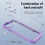 Simple Phone Case compatible iPhone11 Pro Max with Wireless Charging:Purple 4
