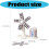 Creative Foldable Windmill Design Trivet Pad Protects-Gray 4