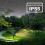 2PCS 7 LEDs Solar Spotlights Solar Light Solar Powered pathway lighting Waterproof Warm Light 7