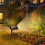 2PCS 7 LEDs Solar Spotlights Solar Light Solar Powered pathway lighting Waterproof Warm Light 9