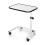 Justerbart sengebord med vippeplade, 73-93 cm 1