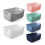 (Multicolour) KEPLIN 6 Pack Teal Plastic Studio Storage Basket 1