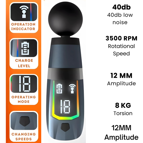 Detachable Vibrating Muscles Massage Gun 2