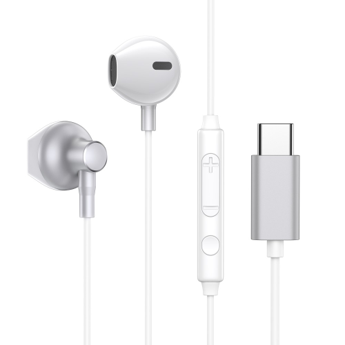 Joyroom JR-EC03 Type-C Earphones Silver