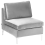 Beliani Modular U-Shape Sofa 6 Seater EVJA Velvet Grey 6