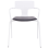 Beliani Set of 2 Conference Chairs MANSON Black/ White 4