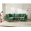 Beliani Modular Corner Sofa 4 Seater EVJA Right Hand Green Velvet 2