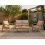 Garden Sofa Set 4 Seater Lounge Sofa Chairs Table 1